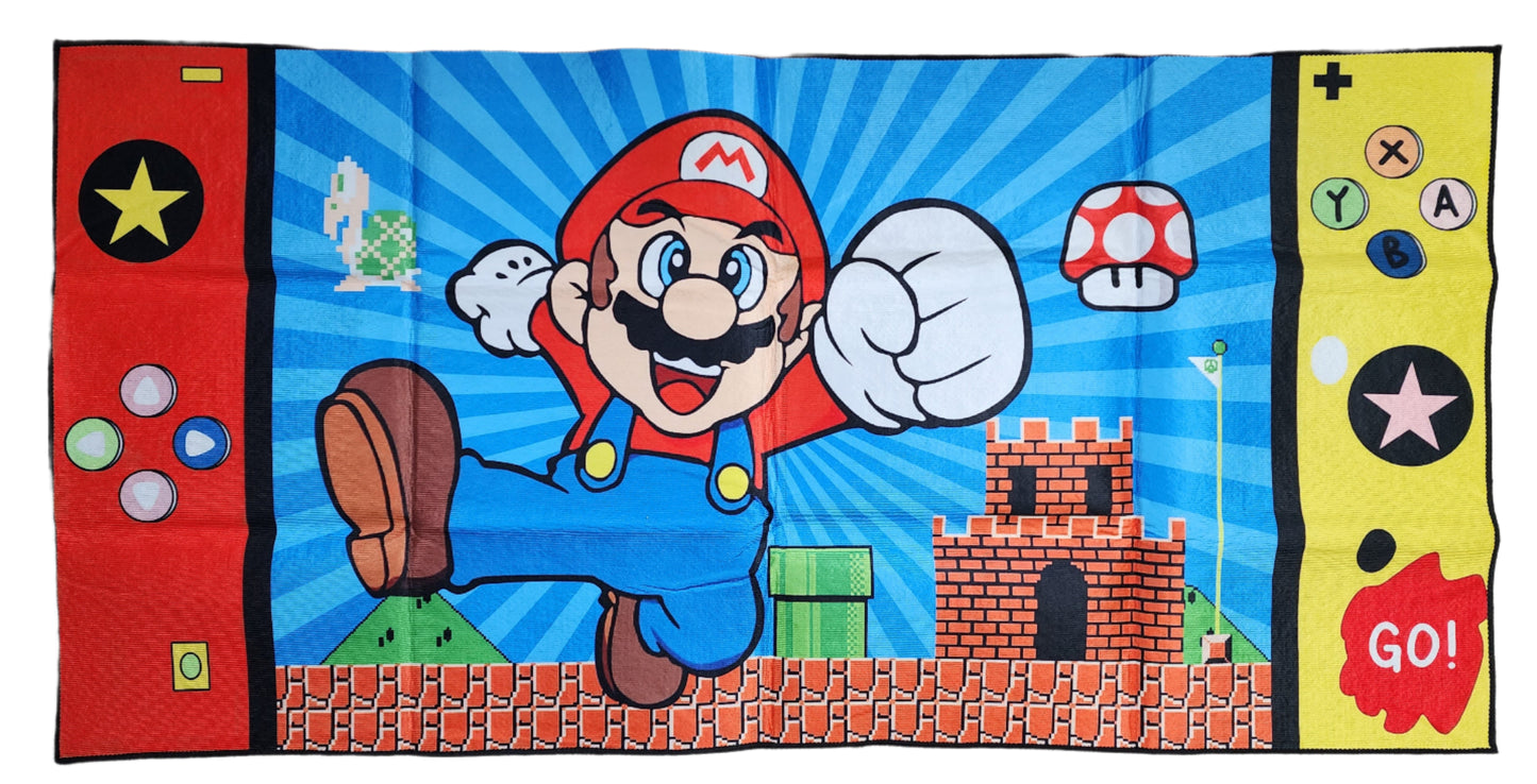 Cartoon Super Mario Area Rug 63" x 31"