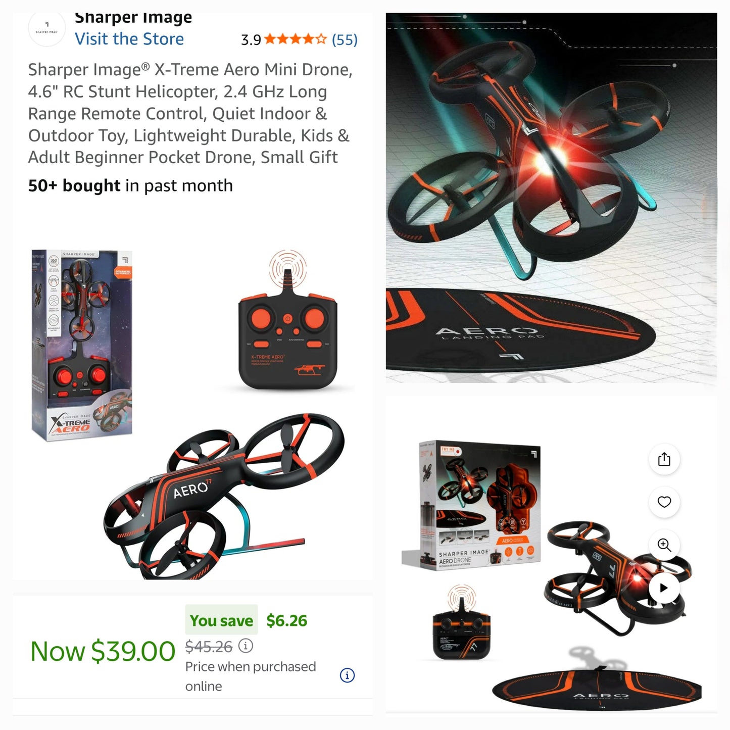 X-treme Aero Mini Drone 4.6"