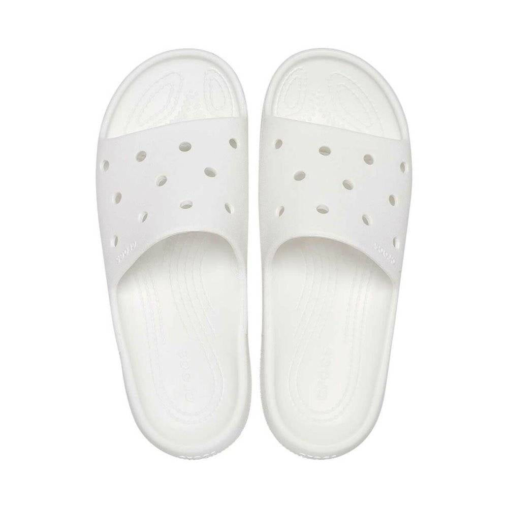 Crocs Classic Slide V2 Unisex Mens 5 / Womens 11 White