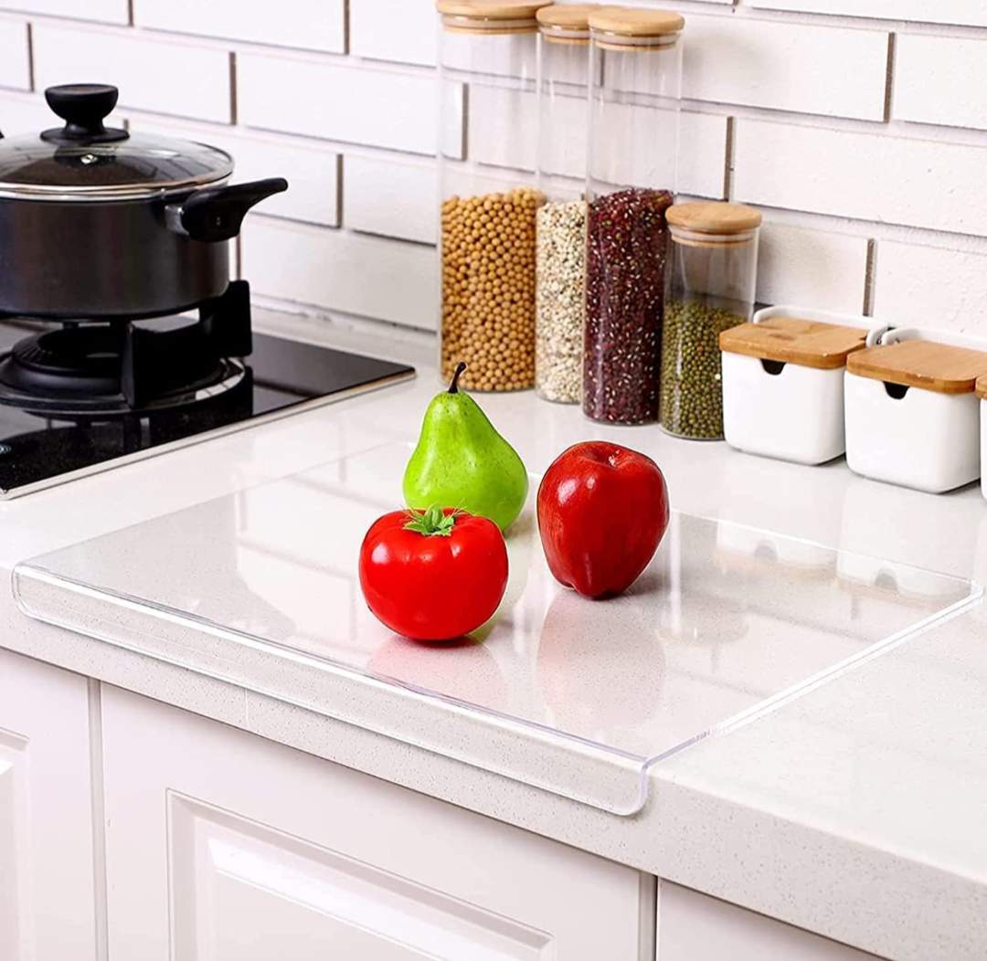 Clear Cutting Board for Kitchen with Lip Non-Slip 24" Wide x 18" Long - Lima Deals
