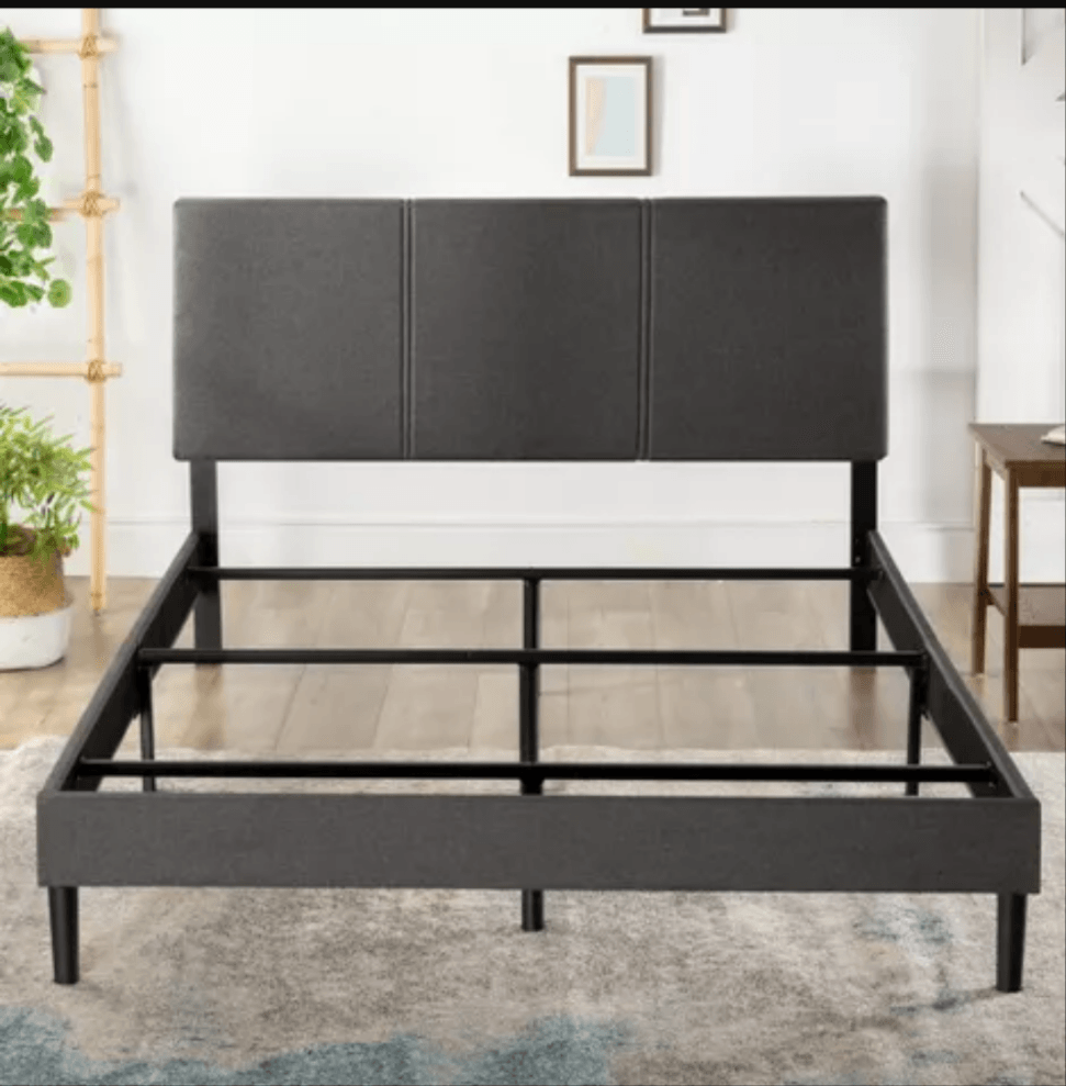 Zinus Cambril Upholstered Bed Frame, King