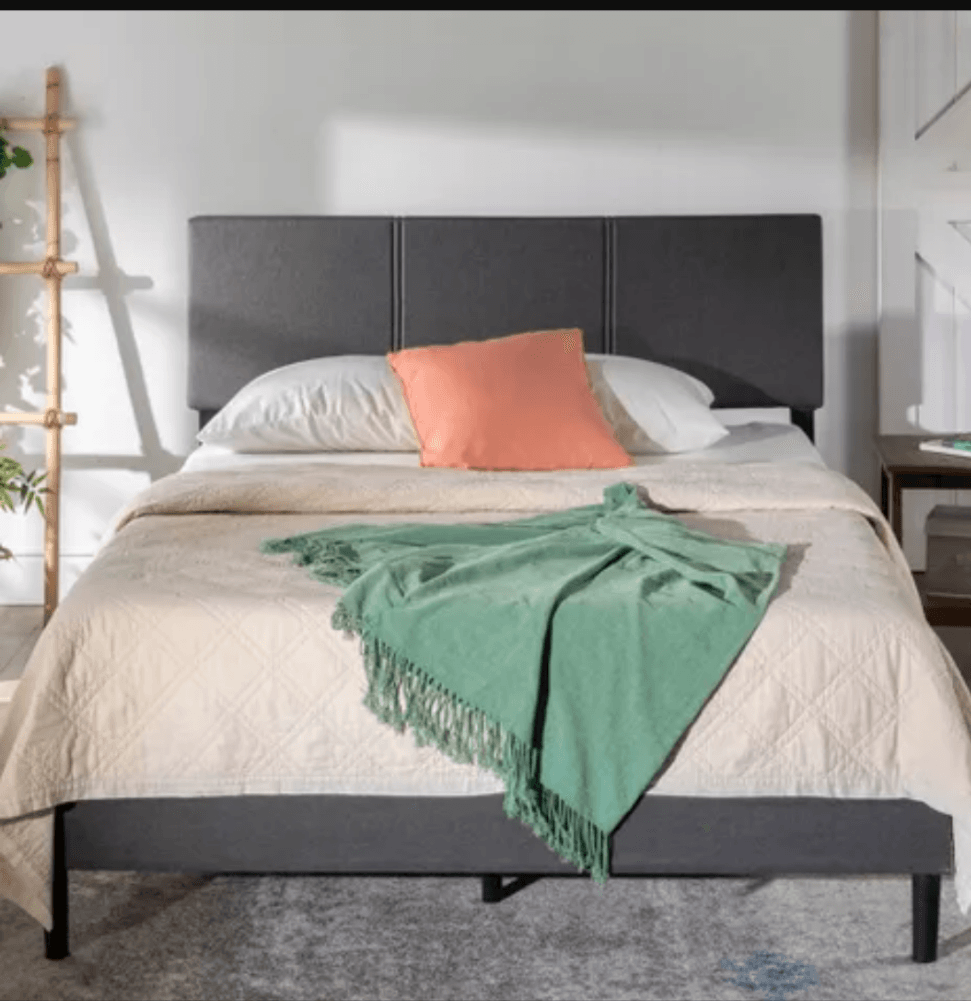 Zinus Cambril Upholstered Bed Frame, King
