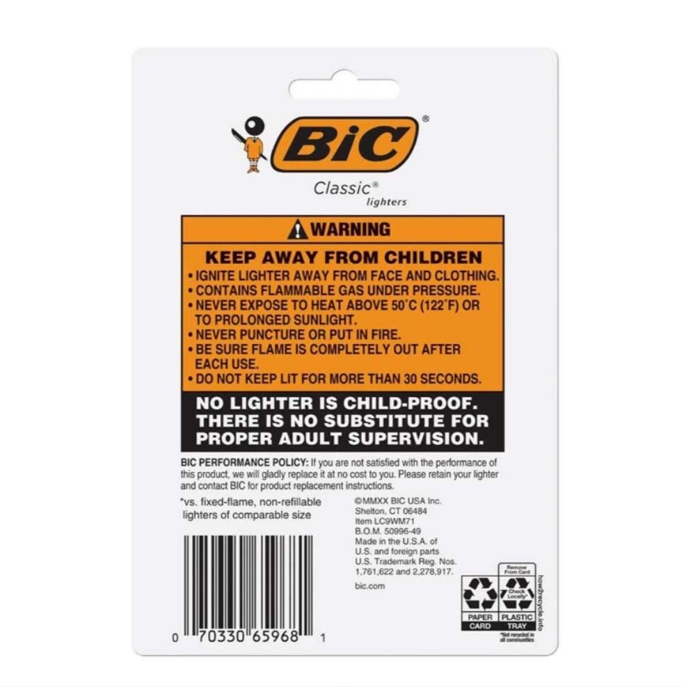 Bic Lighters (7 Pack)