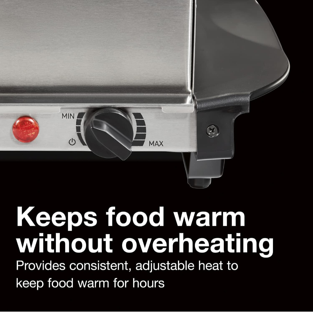 Proctor Silex 2.5 Quart Buffet Server & Food Warmer, Stainless Steel