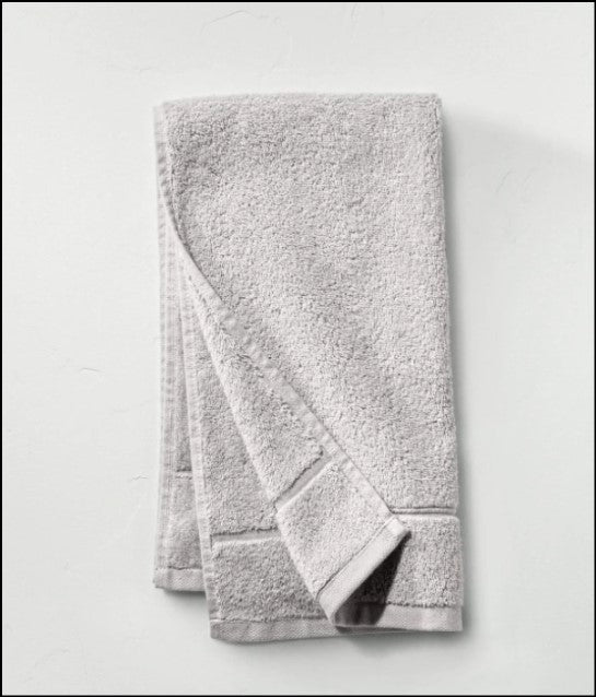 Casaluna Cotton Modal Large Bath Towel, 56"x32", Light and/or Dark Gray
