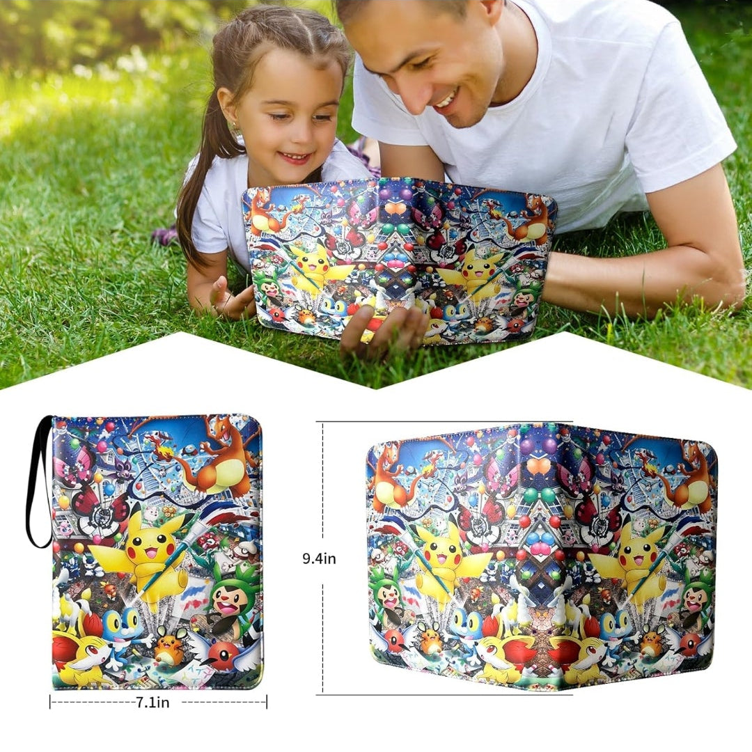 Pokemon Boys' and Girls' Card BInder, 50 Sleeves, 400 Cards