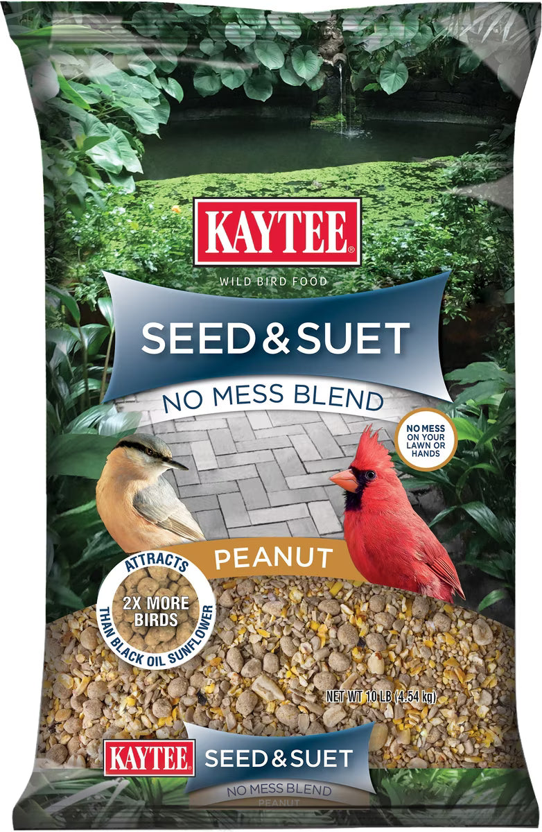 Kaytee In-Shell Peanuts Bird and Wildlife Food, 5 lb Bag.