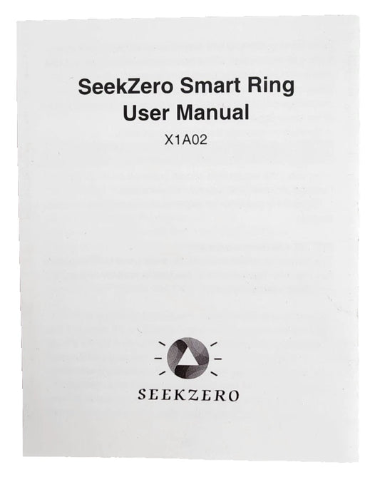 SEEKZERO Smart Ring No APP Subscription! iOS & Android Compatible SILVER Size: 7
