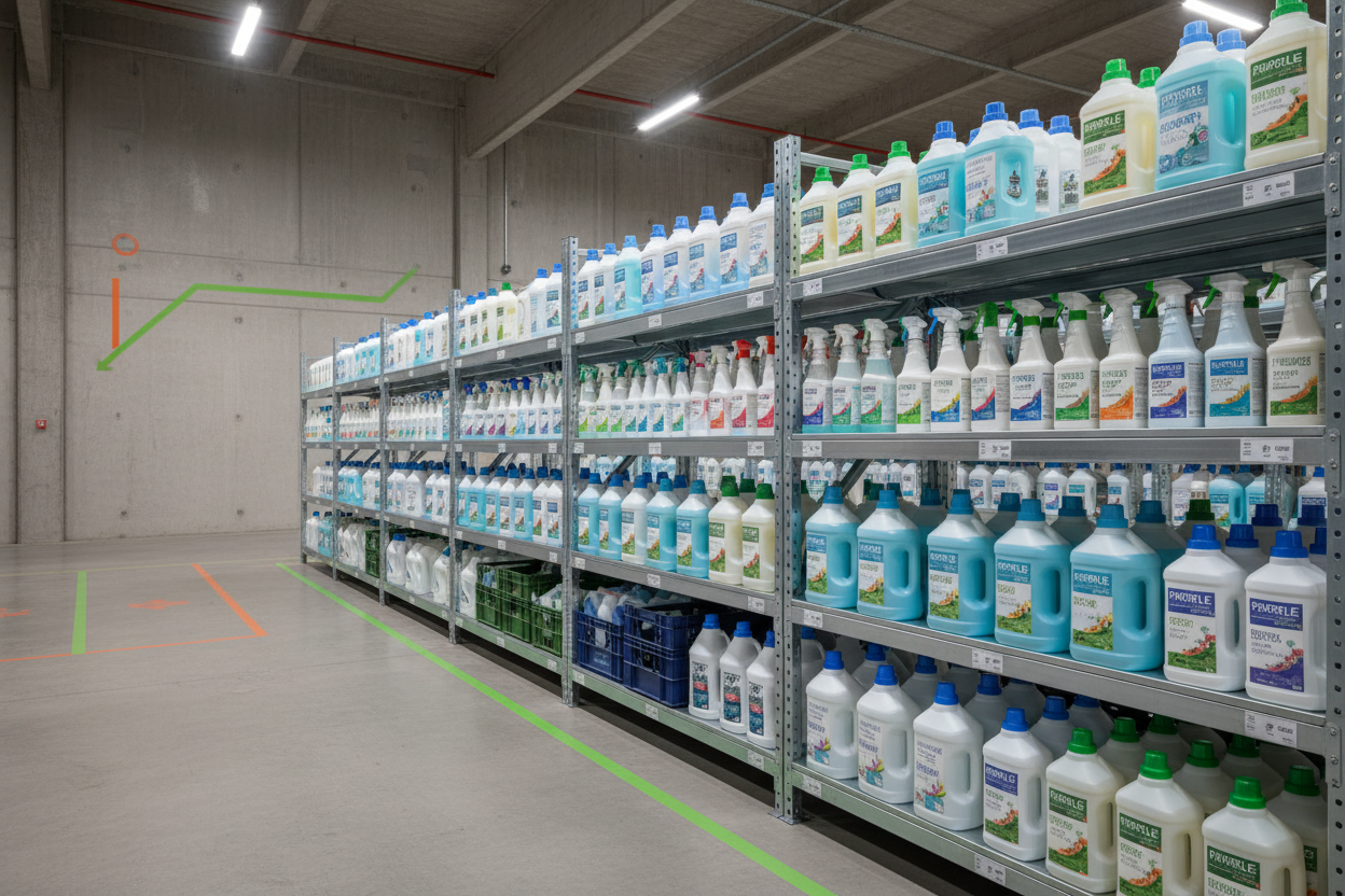 Household Cleaning Supplies and Chemicals