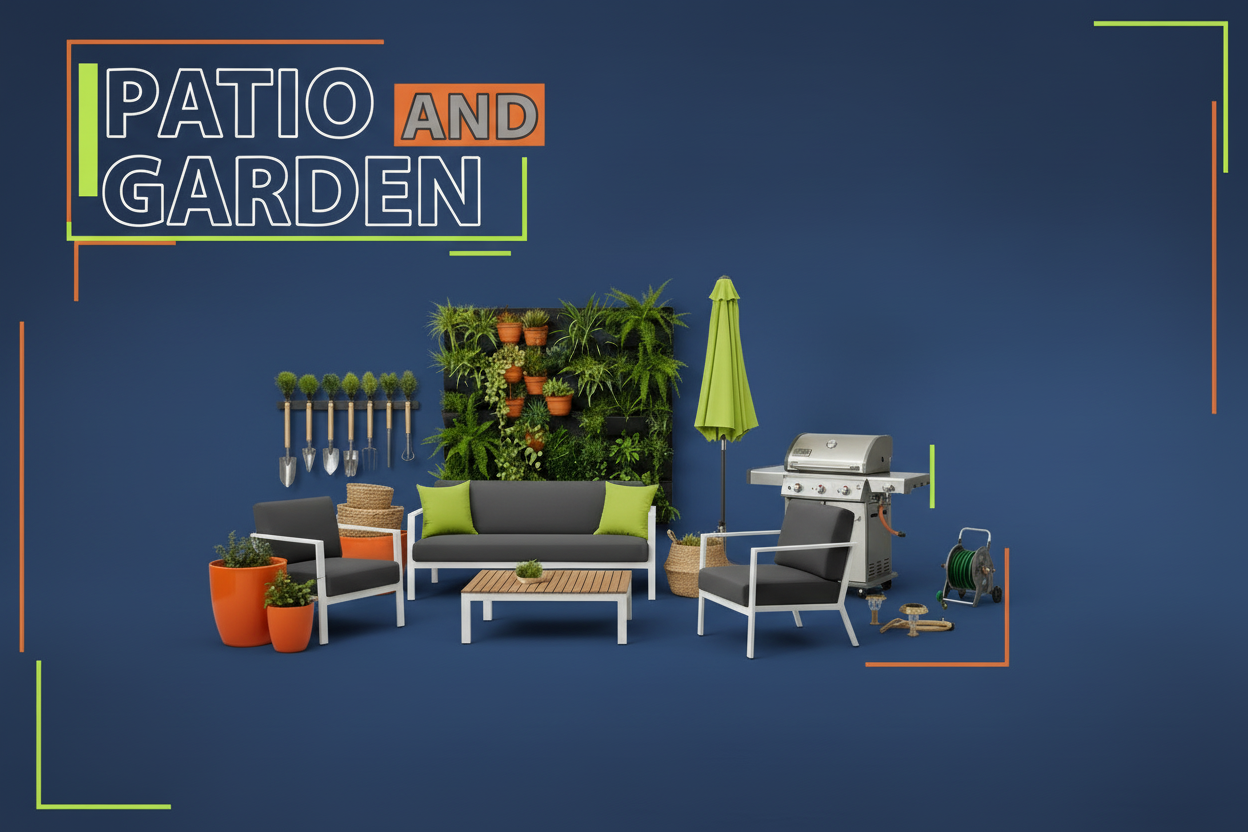 Lawn, Patio, and Garden