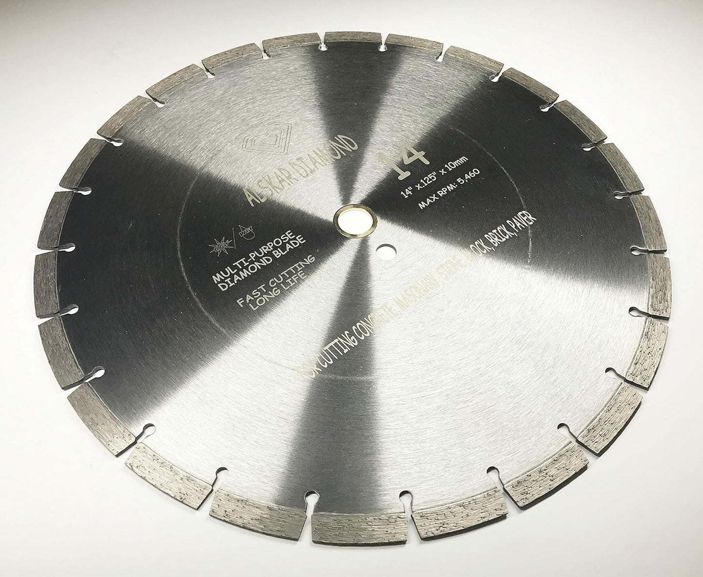 Time River 14" Segmented Wet-Dry Diamond General Purpose Saw Blade