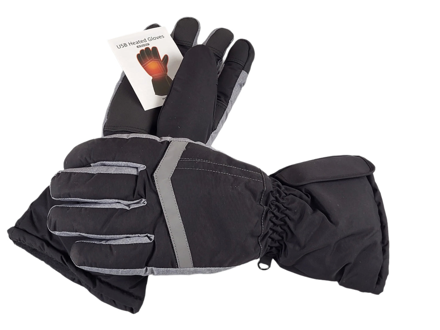 AUTOCASTLE USB Heated Gloves for Hunting, Skiing, and Motorcycling, Black, One Size