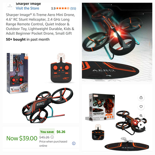 X-treme Aero Mini Drone 4.6"