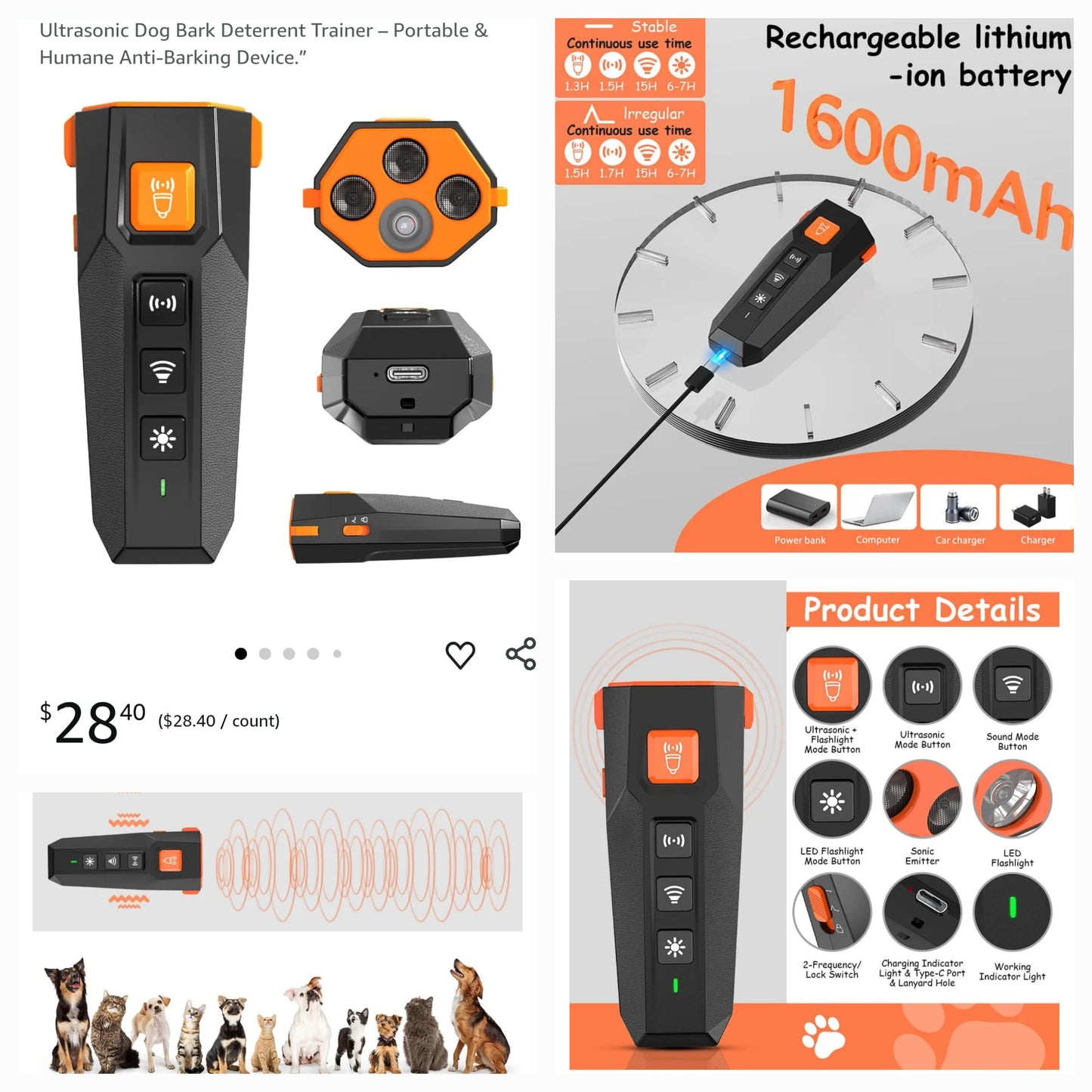 Electronic Dog Whistle Barking Deterrent