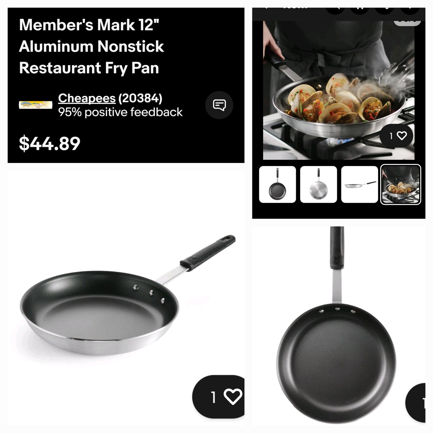 Maker's Mark 12" Nonstick Aluminium Frying Pan