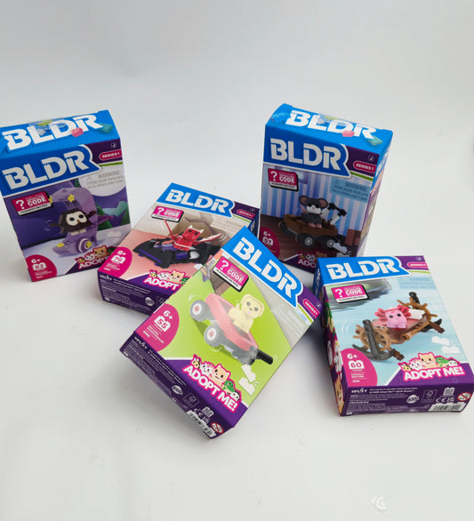 BLDR Adopt Me Series 1 Lock-Blocks Pet w/ Virtual Item Code