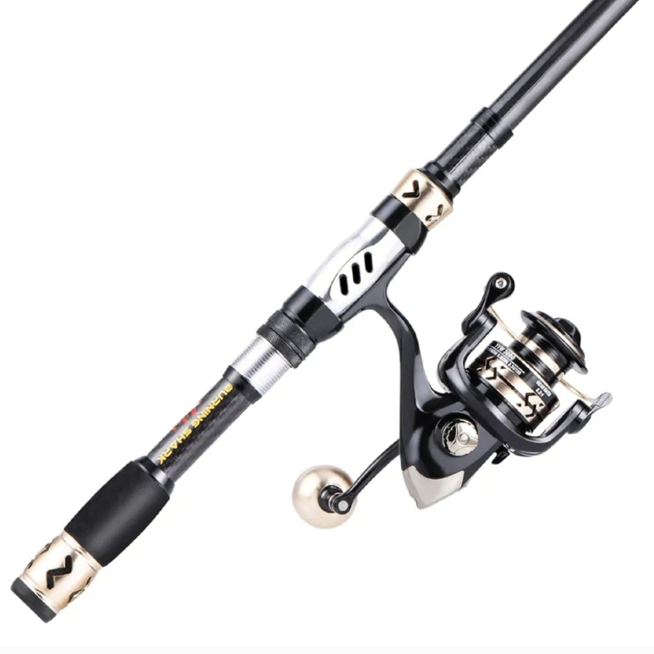 Sougayilang Fishing Pole with Rel - 1.8M Rod with 2000 Reel