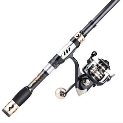 Sougayilang Fishing Pole with Rel - 1.8M Rod with 2000 Reel