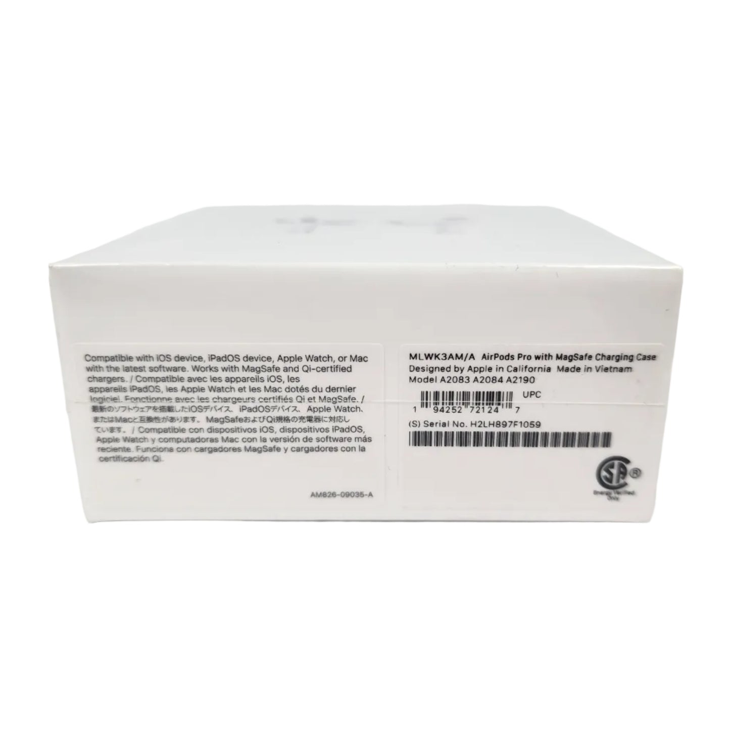 Apple Airpods Pro with Magsafe Charging Case, White