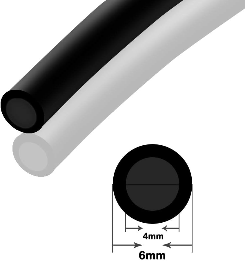 Joywayus 6mm x 4mm Pneumatic Tubing Air Compressor Tubing PU Pipe Polyurethane Hose
