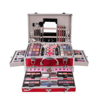FantasyDay All-in-one Holiday Make up Gift Set, Red Case