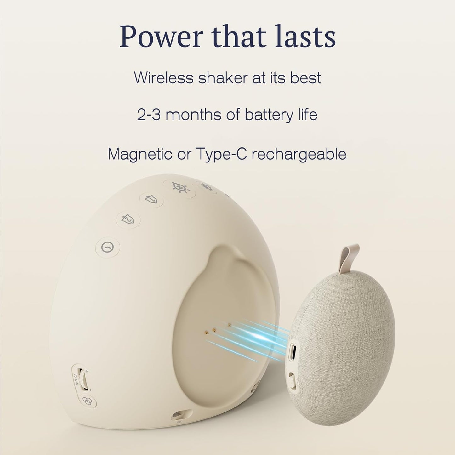 ANJANK Extra Loud Alarm Clock with Wireless Bed Shaker