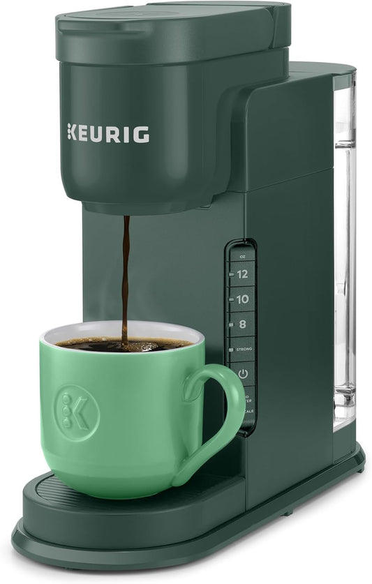 Keurig K-Express Single Serve K-Cup Pod Coffee Maker, 3 Brew Sizes, Strong Button Feature, 42oz Removable Reservoir, Evergreen *Box Damage