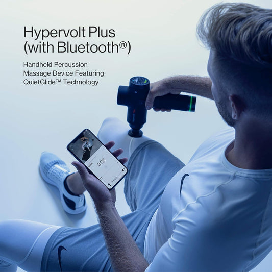 Hypervolt Plus, Featuring Quiet Glide Technology - Handheld Percussion Massage Gun