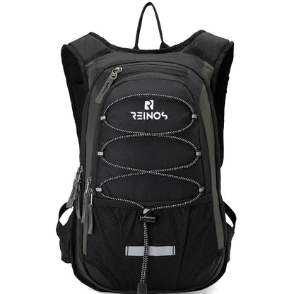 RENIOS Hydration Pack With 3L Water Bladder Backpack, Men & Women, Hiking Daypack With Thermal Insulation Black/Grey