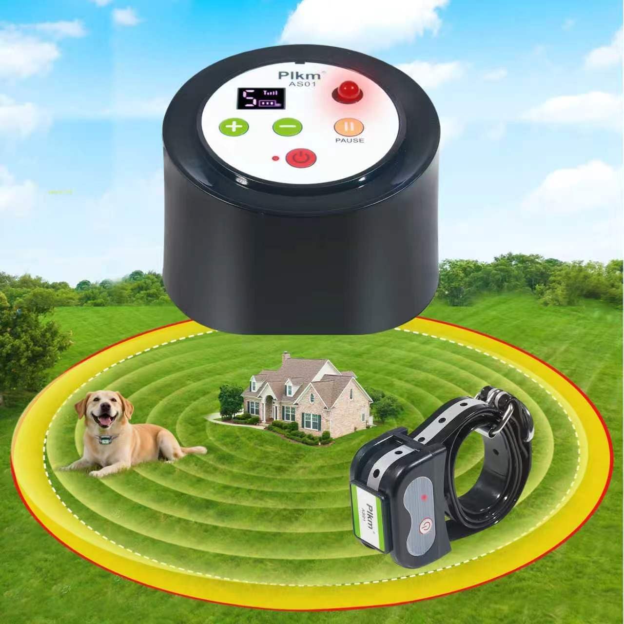 Plkm Dog Wireless Fence Intelligent Electric 2026 Newest Pet Containment System