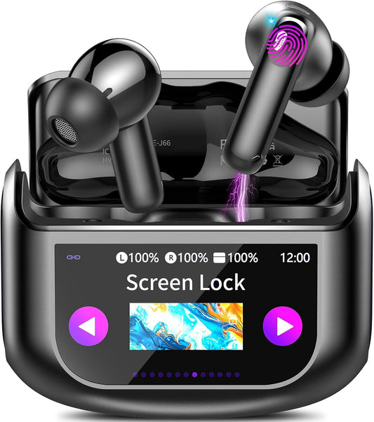 QXUFV AI Translation Earbuds Real Time,164 Language/7 Translation Modes Translator Earbuds with Audio and Video Calls,No Subscription