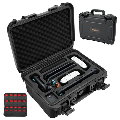 Migitec Hard Carrying Case Compatible with Nintendo Switch 2, All-In-One Travel Case for NS2 Console, Dock, 2 Pro Controllers, Joy-Con Grip, Power Adapter, 20 Games and Accessories