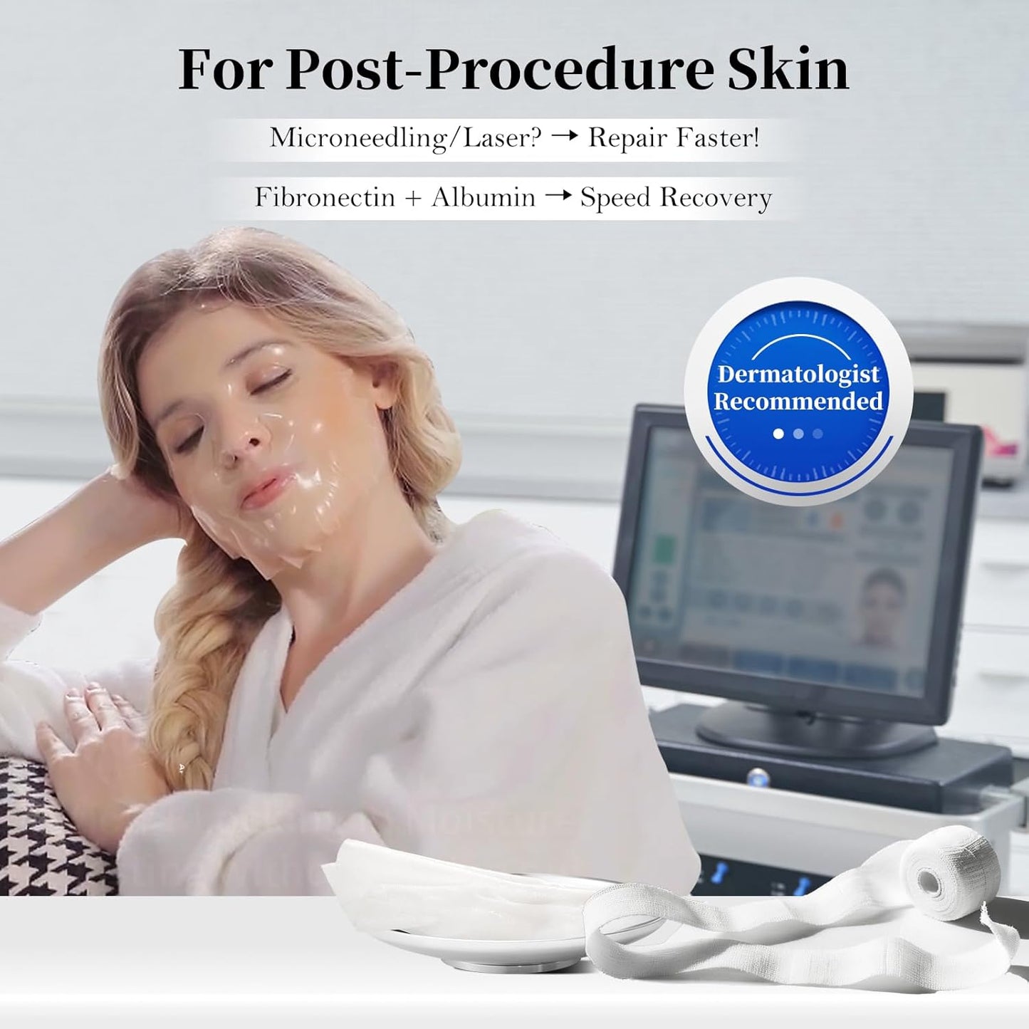 Bioactive Collagen Face Mask Revitalizing, Anti-Aging (5 pairs)