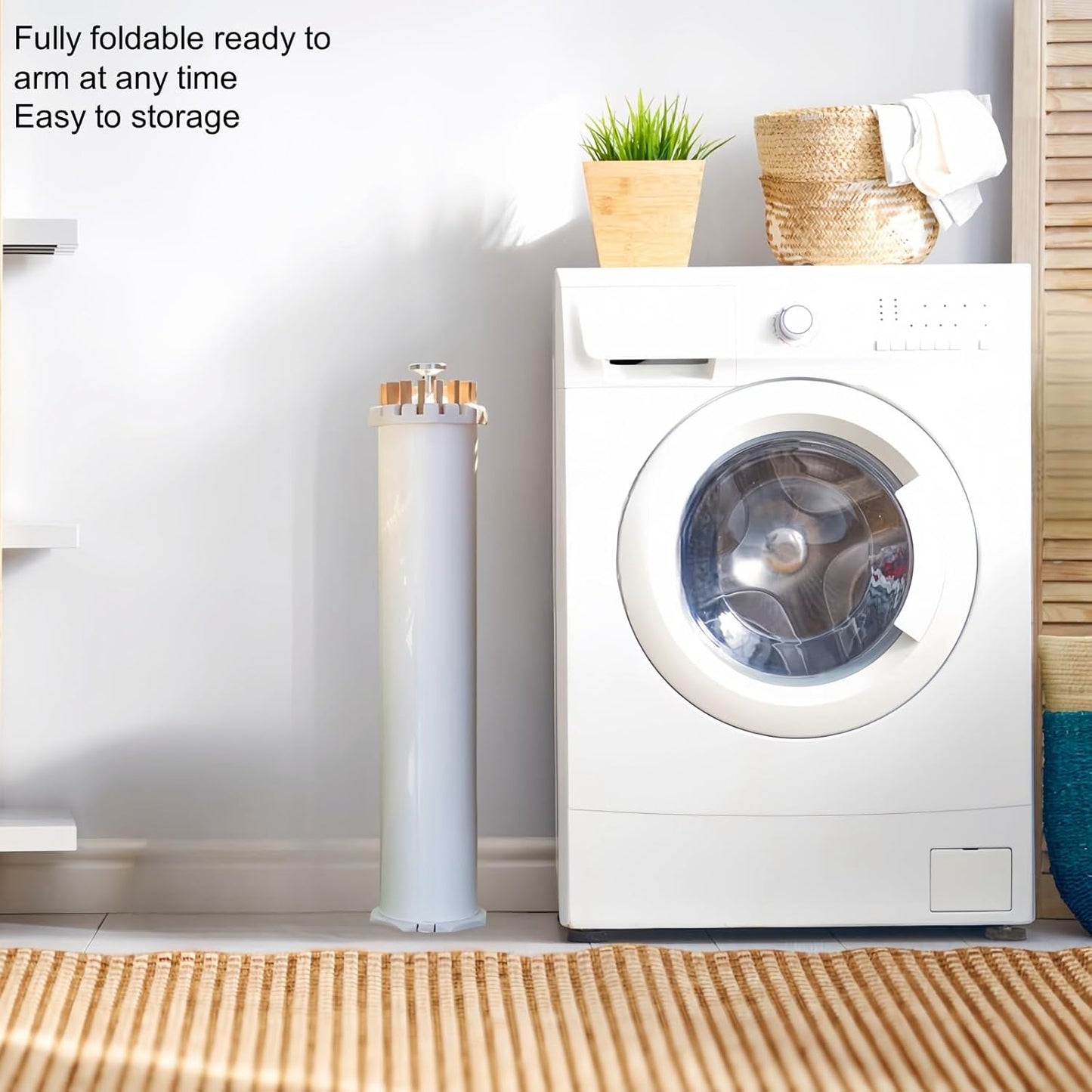 Tripod Clothes Drying Rack, Garment Rack Portable and Foldable Space Saving Laundry Drying Rack