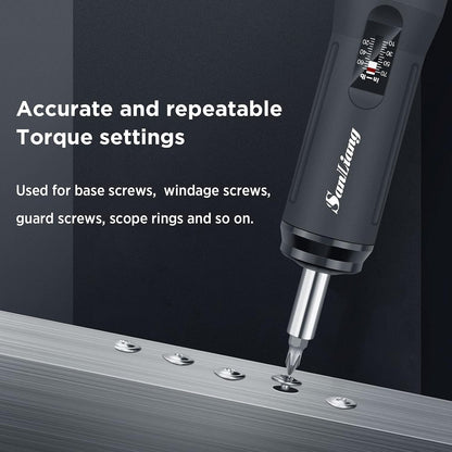 Sanliang Torque Screwdriver Wrench Driver Bits Set 10-70 Inch Pounds lbs for Maintenance,Tools, Bike Repairing and Mounting. (10-70 in-lbs)
