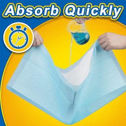 Dogcator Dog Pee Pads Extra Large 80 Count, Thicken Dog Training Pads 30"x36", Puppy Pee Sheets XL for Indoor, Outdoor Use, Heavy Absorbent Disposable Underpads, Blue