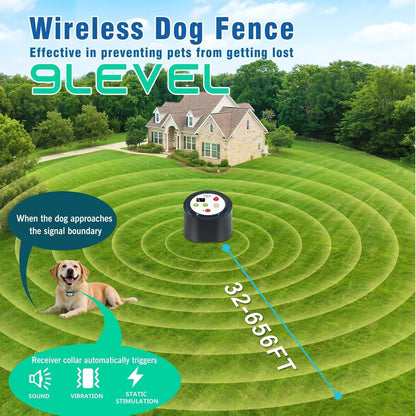 Plkm Dog Wireless Fence Intelligent Electric 2026 Newest Pet Containment System