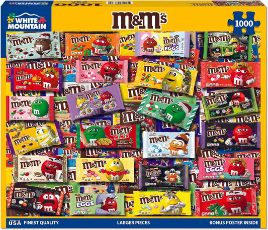 M&M's - 1000 Piece Jigsaw Puzzle by White Mountain