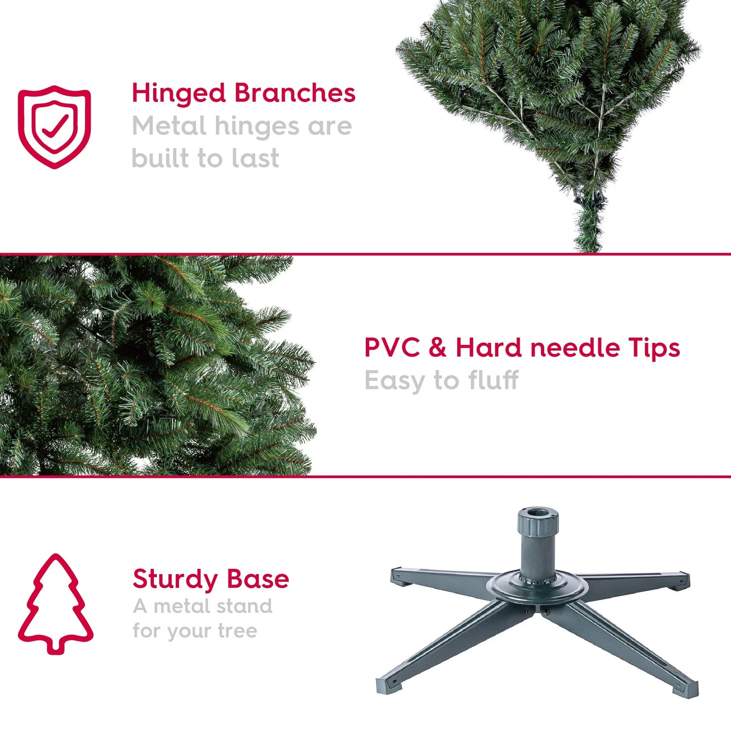 Holiday Time 7.5ft Non-Lit Donner Fir Christmas Tree