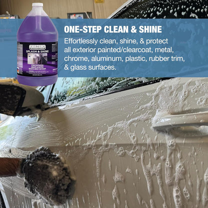 Zenex Splash & Shine - Premium Foaming Car Wash Soap & Wax