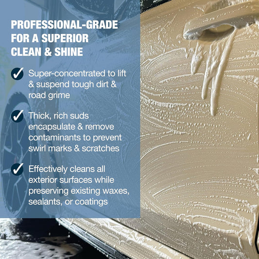 Zenex Splash & Shine - Premium Foaming Car Wash Soap & Wax