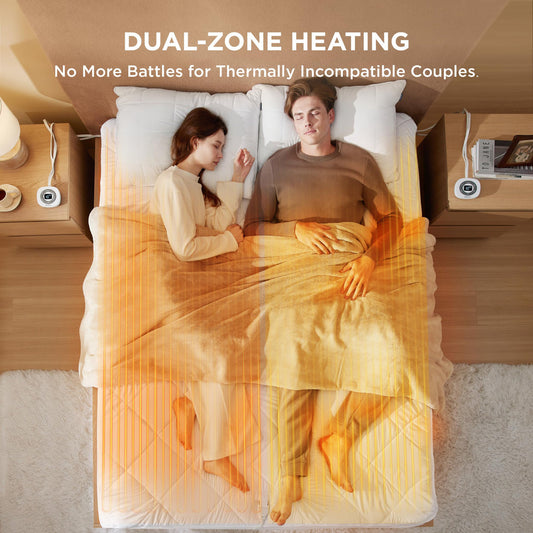 Heated Mattress Pad King Size w/ Memory and Protect Functions Open Box