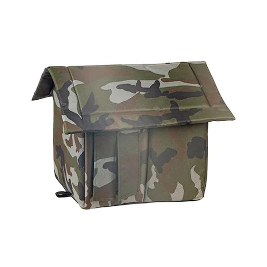 Cat House for Outdoor Cats, Weatherproof and Insulated Feral Cat House with Mat and Clip