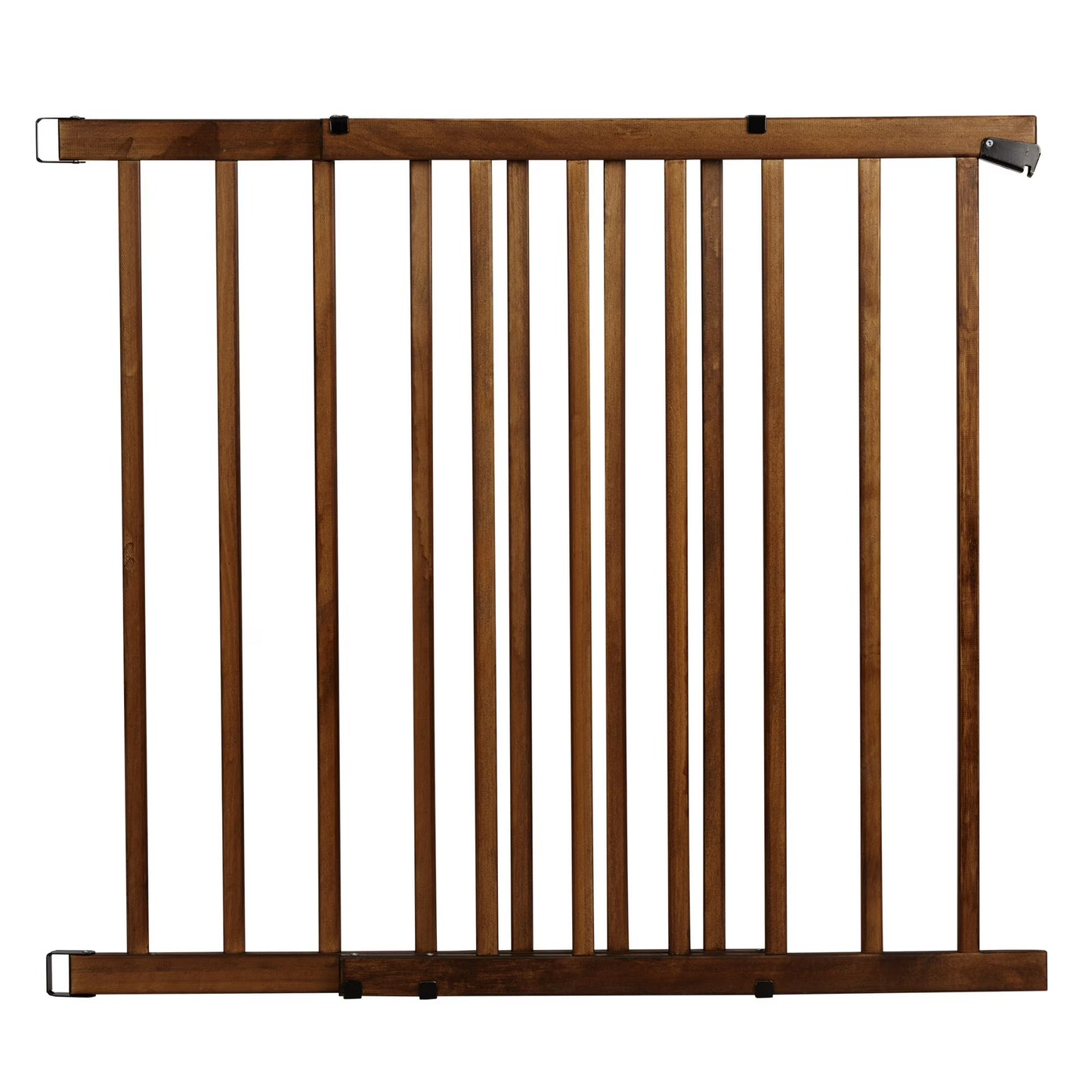 Evenflo Walk-Thru Top Of Stairs Baby Gate (Farmhouse Collection), Fits Openings 30 - 48 in. Wide