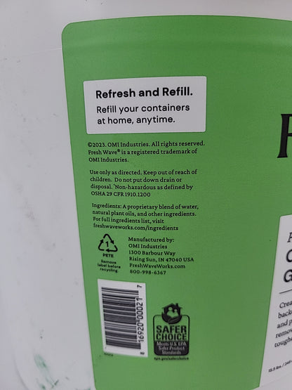 Fresh Wave Odor Removing Gel Refill Bucket, Original Scent, 248 oz.