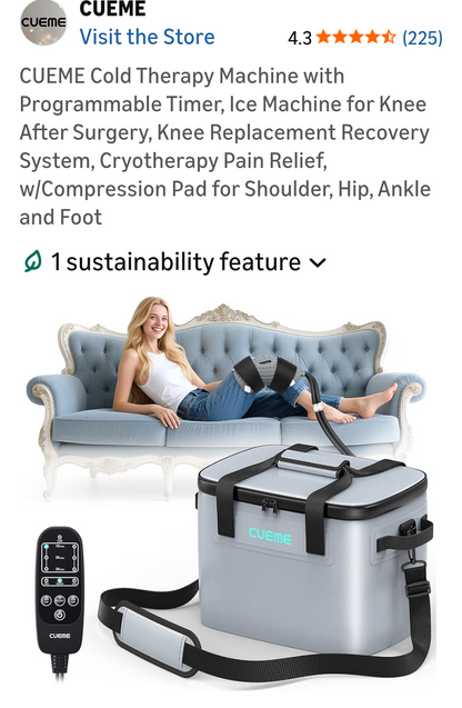 Creme Cold Therapy Machine w/ Programmable Timer