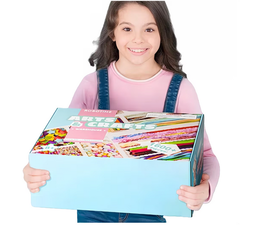 Robotime Ultimate 1600+ Piece Deluxe Craft Kit for Kids Ages 8-12