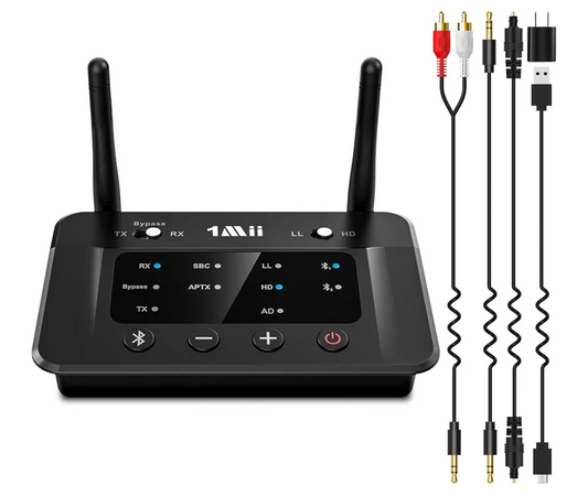 3mii B03 Low Latency Bluetooth 5.3 Transmitter Receiver for TV and Home Stereo