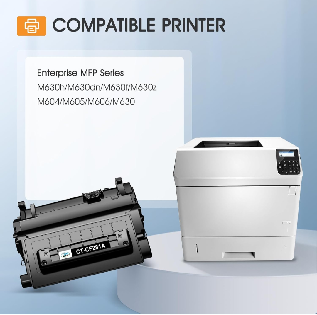 CF281A 81A Cartridge 039, 2-Pack Black Toner Replacement Ink for HP 81a 81x,