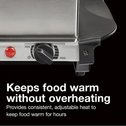 Proctor Silex 2.5 Quart Buffet Server & Food Warmer, Stainless Steel
